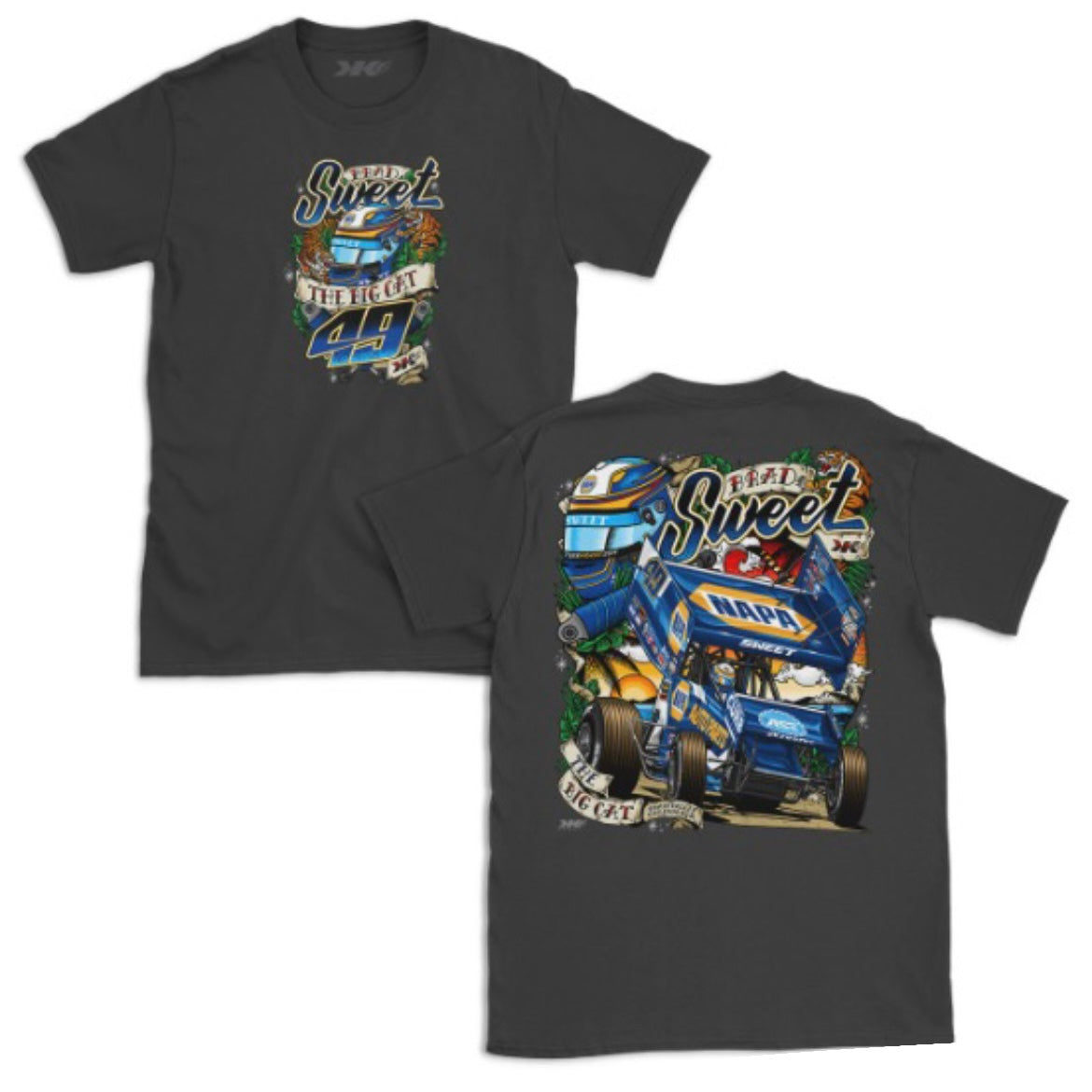 Catooed T-Shirt - Charcoal