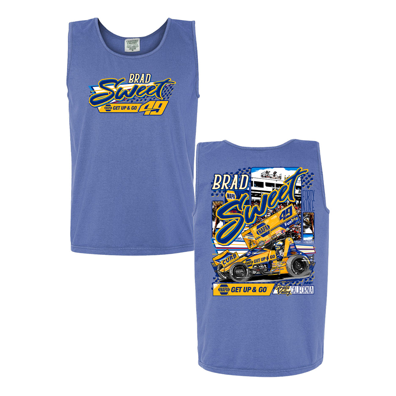 Get Up & Go Tank - Flo Blue