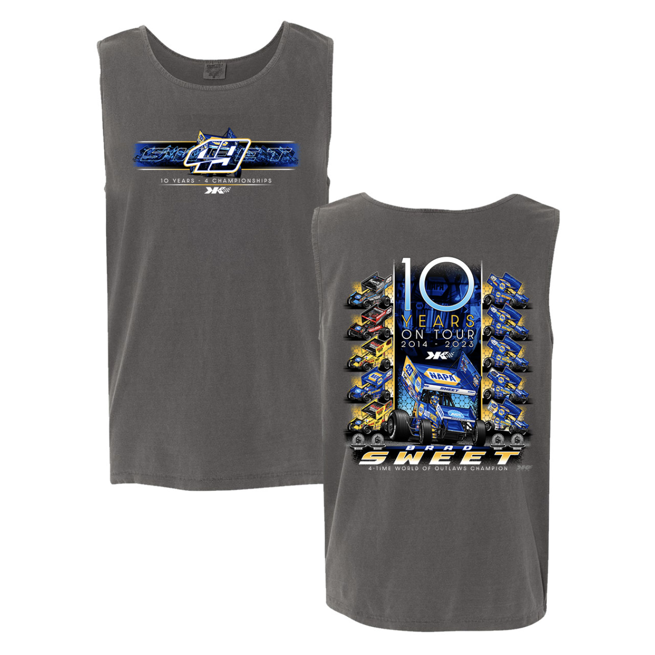 An Outlaw Decade Tank Top- Pepper