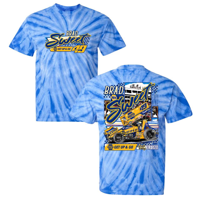 Knoxville Nationals Get Up & Go YOUTH T-Shirt - Royal Tie-Dye