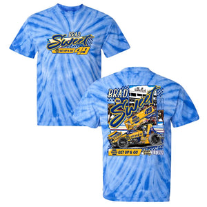 Knoxville Nationals Get Up & Go YOUTH T-Shirt - Royal Tie-Dye