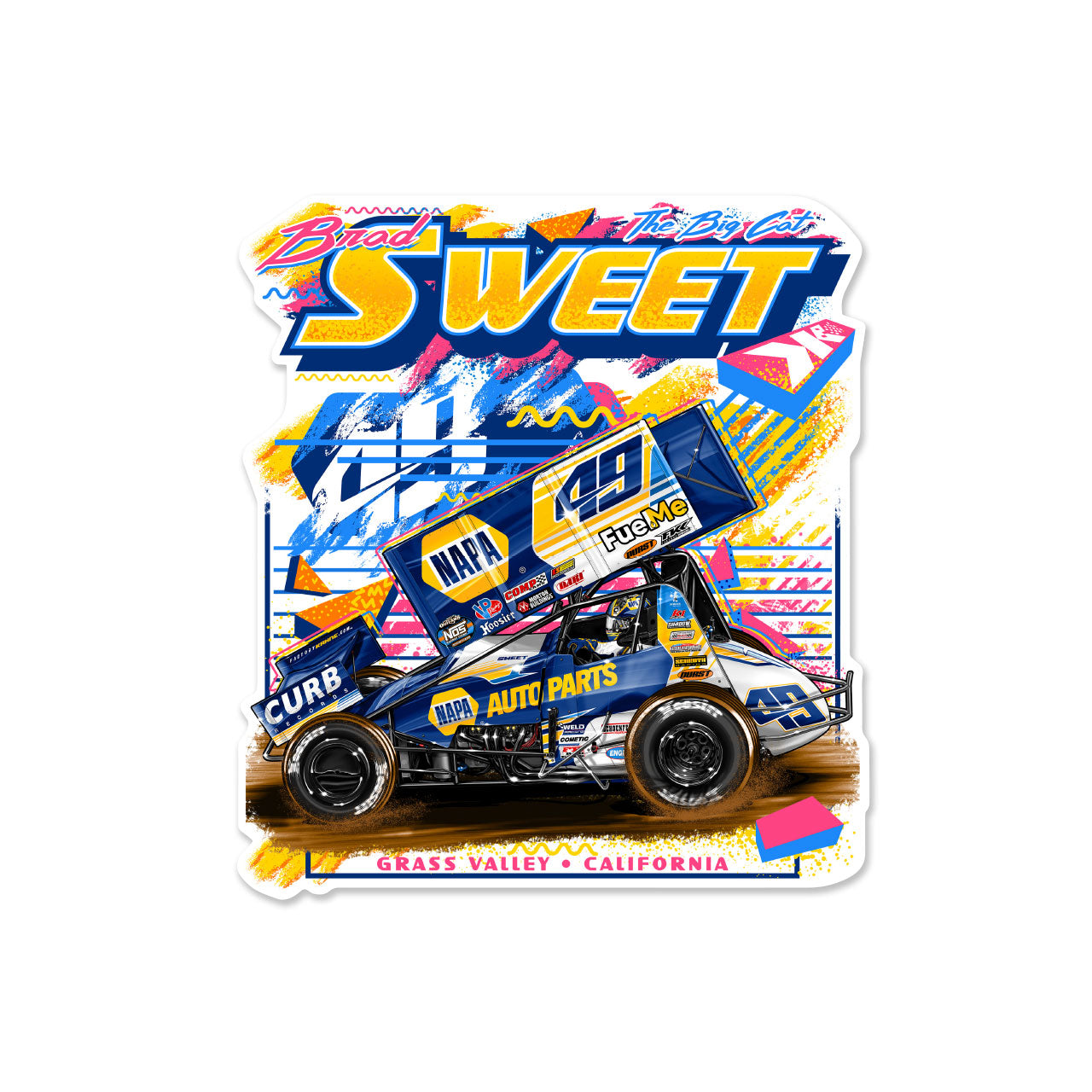 Brad Sweet 'The Max' Sprint Decal