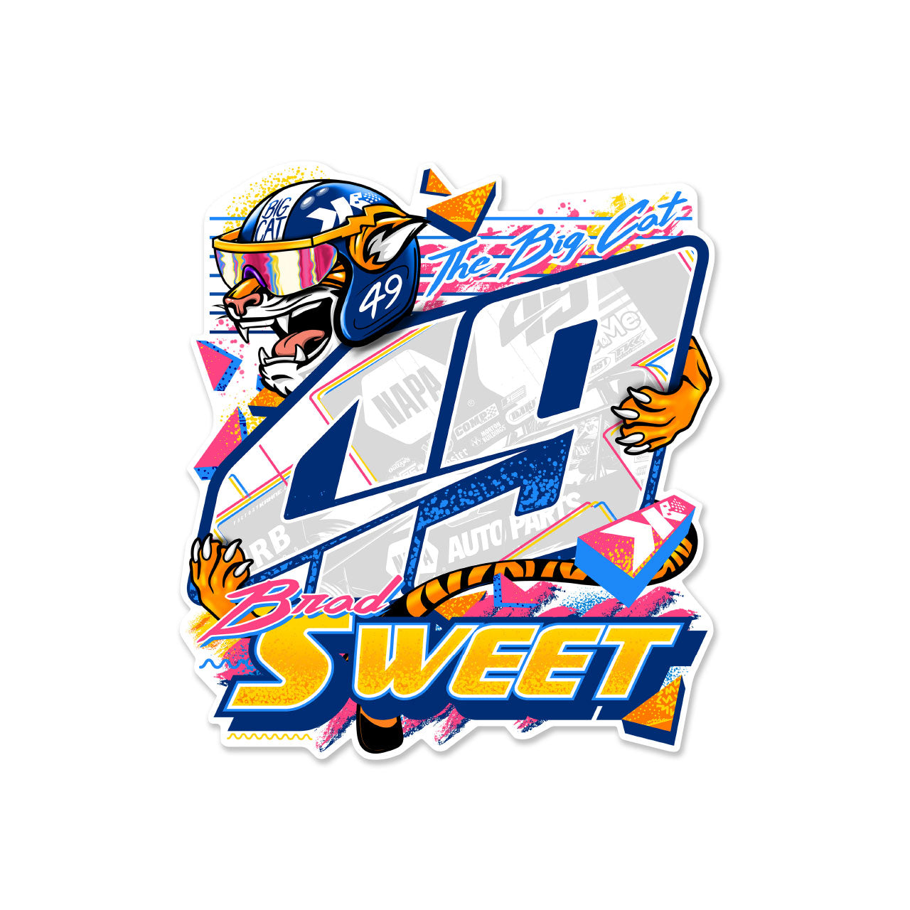 Brad Sweet 'The Max' No. 49 Decal
