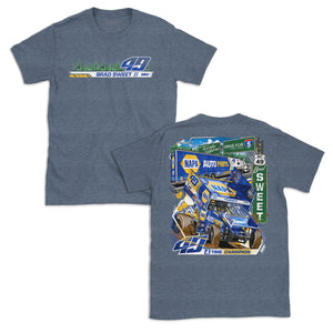 Brad Sweet Drive for 5 Youth T-Shirt - Indigo Blue