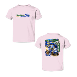 Brad Sweet Drive for 5 Toddler T-Shirt - Ballerina Pink
