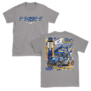 Brad Sweet Roar for Four Champion Design T-Shirt - Gravel