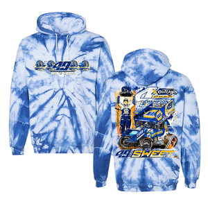 Brad Sweet Roar for Four Champion Design Hoodie - Royal Tie Dye 3XL ONLY