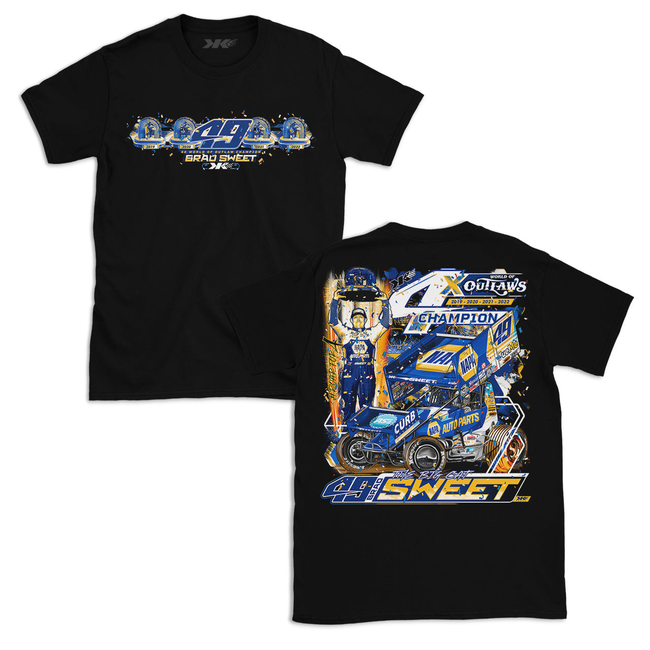 Brad Sweet Roar for Four Champion Design T-Shirt - Black