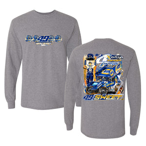 Roar for Four Long Sleeve Shirt - Graphite Heather