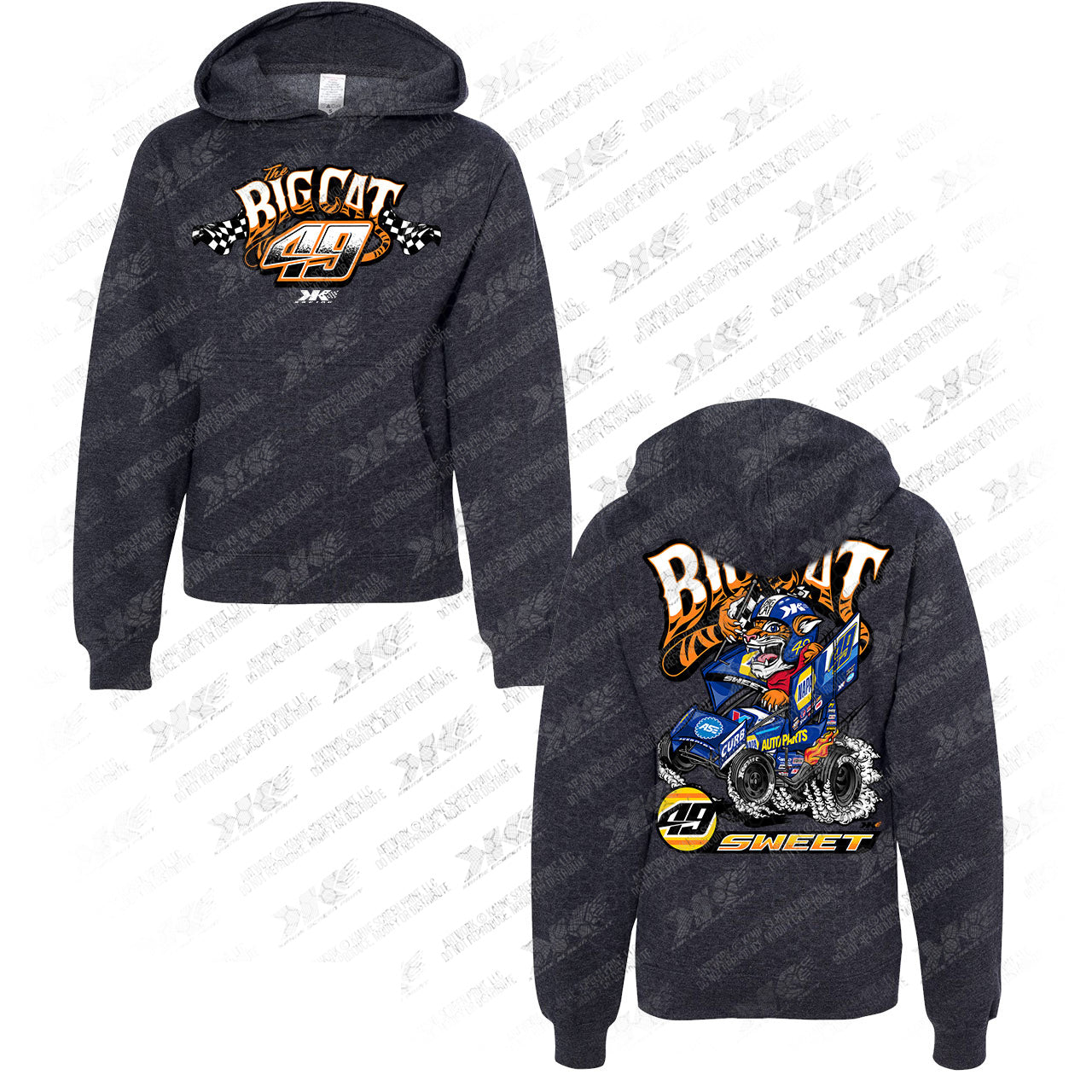 The Big Cat Kids Design - Youth Hoodie