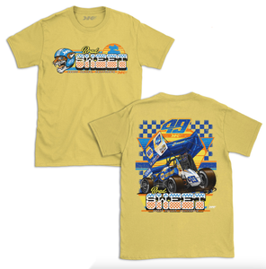 Brad Sweet Classic Cat T-Shirt - Cornsilk