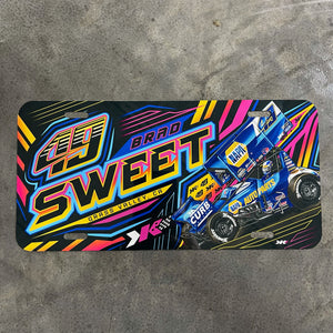 Neon License Plate