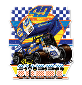Brad Sweet Classic Cat Sprint Decal
