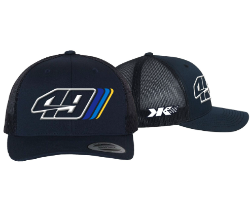 Two Tone Trucker Hats - Navy Blue Blank Trucker Cap – Bewild