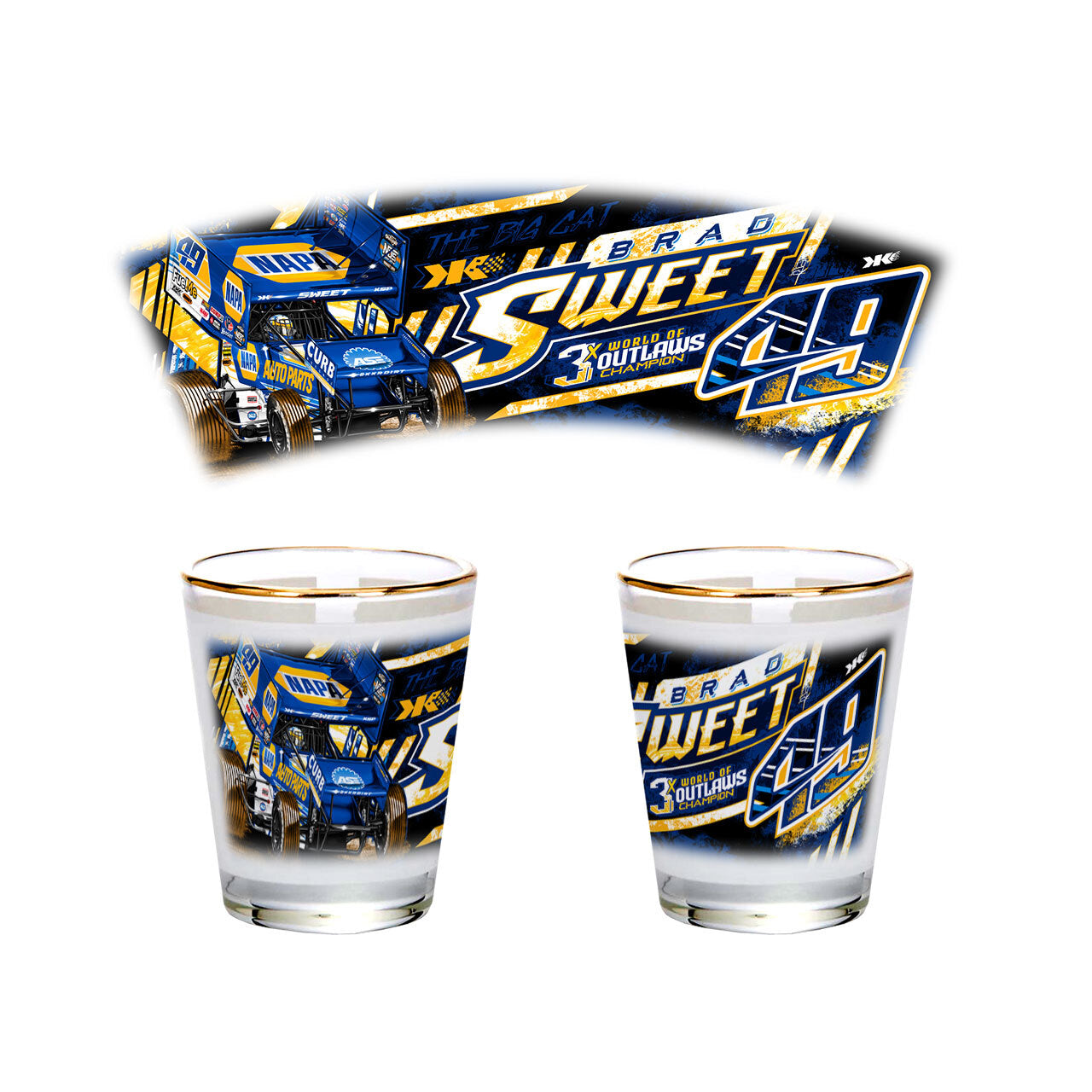Defending the Crown -  Shot Glass